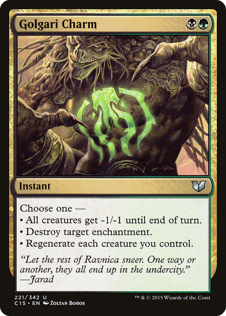 Golgari Charm (C15-221)