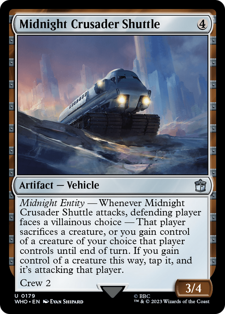 Midnight Crusader Shuttle (WHO-179) (Foil)