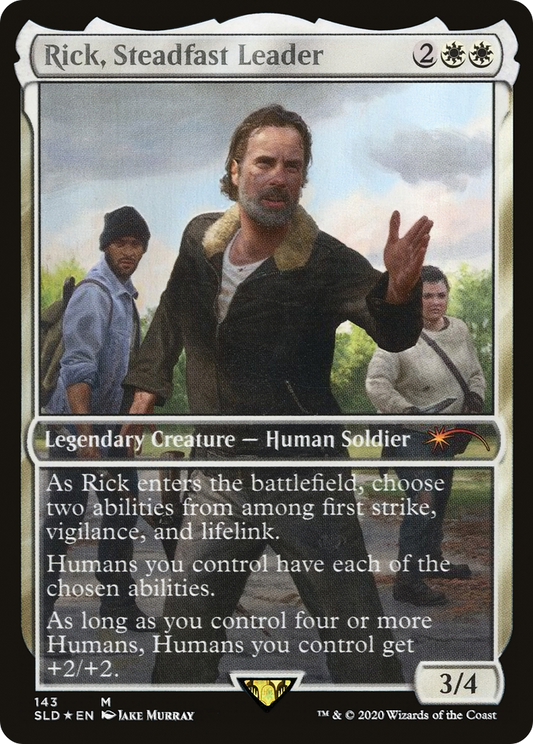 Rick, Steadfast Leader / Greymond, Avacyn's Stalwart (SLD-143) (Full Art) (Foil)