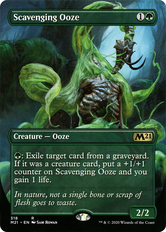 Scavenging Ooze (M21-318) (Borderless) (Foil)