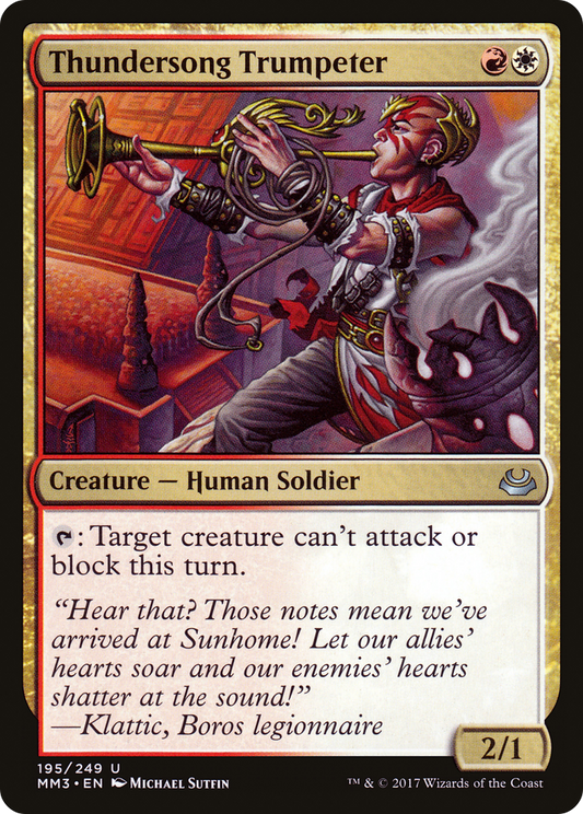 Thundersong Trumpeter (MM3-195) (Foil)