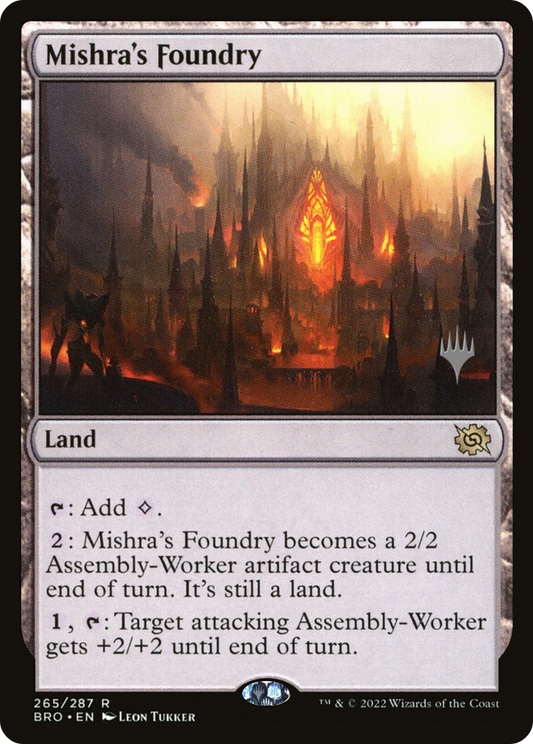 Mishra's Foundry (PPBRO-265P) (Foil)