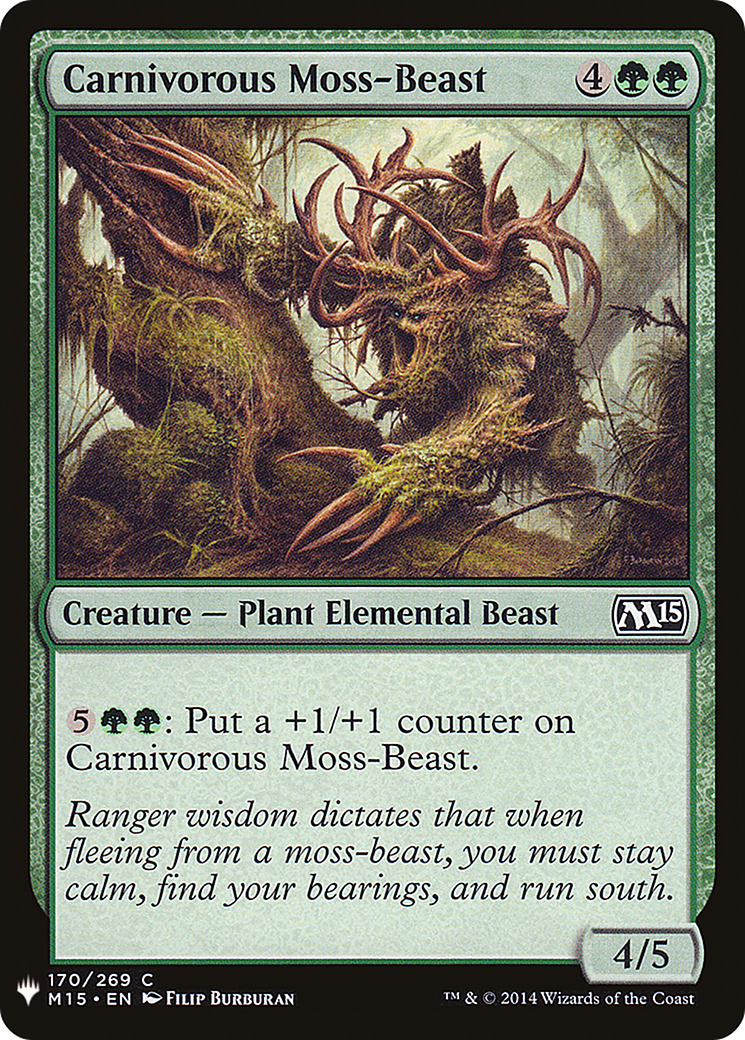 Carnivorous Moss-Beast (LIST-M15-170)