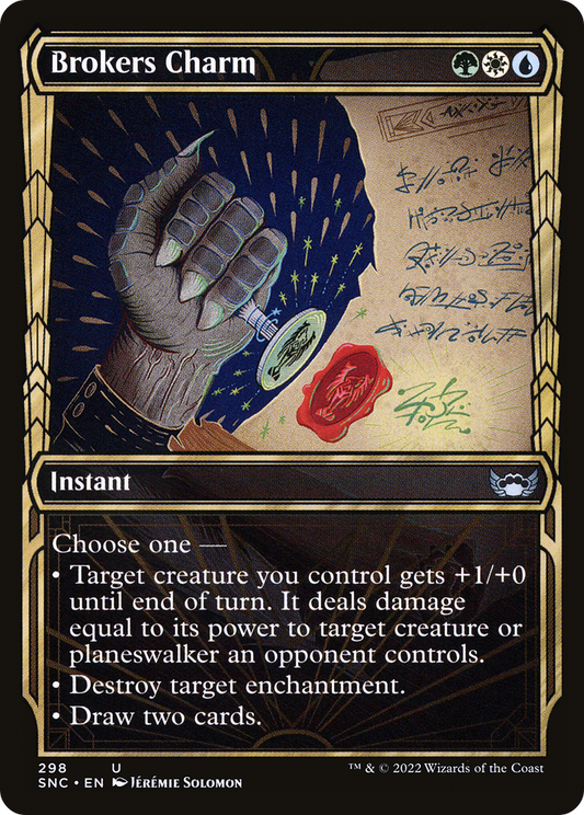 Brokers Charm (SNC-298) (Showcase) (Foil)