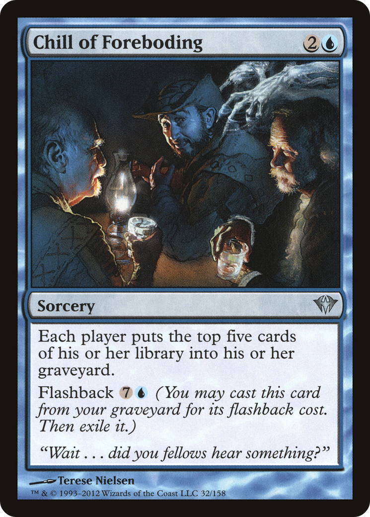 Chill of Foreboding (DKA-032) (Foil)