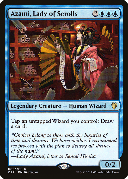 Azami, Lady of Scrolls (C17-082)