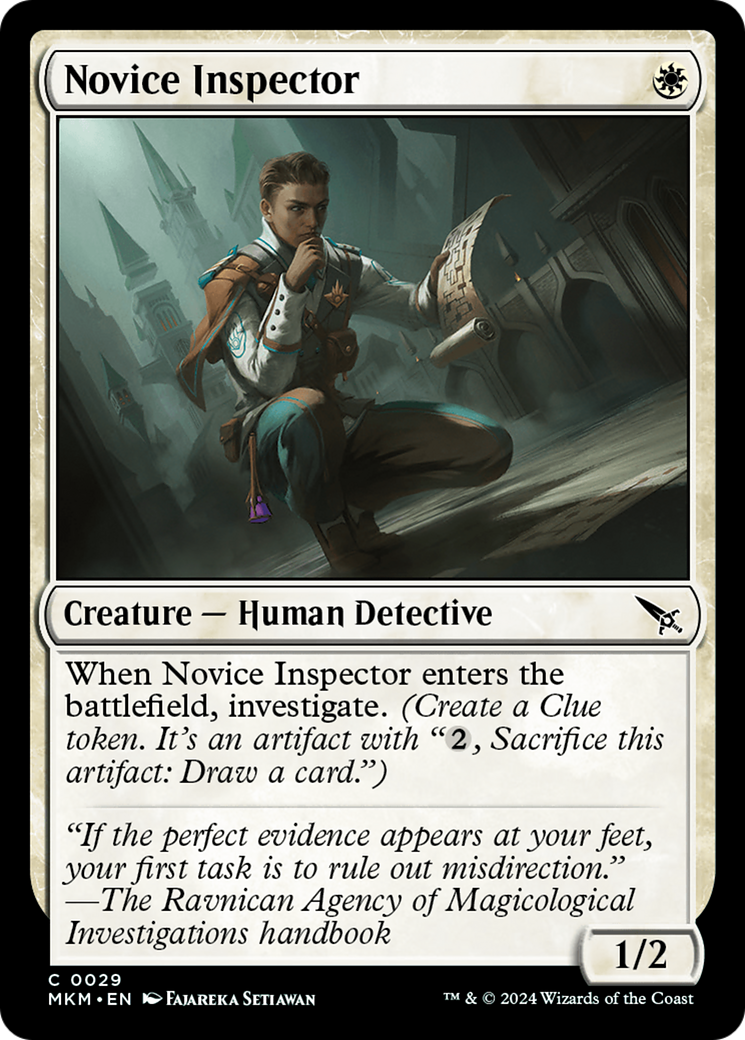 Novice Inspector (MKM-029) (Foil)
