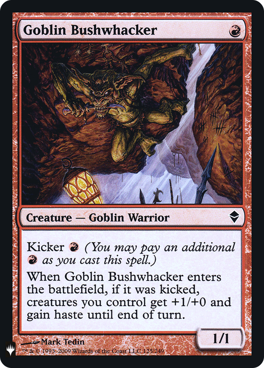Goblin Bushwhacker (LIST-ZEN-125) (Foil)