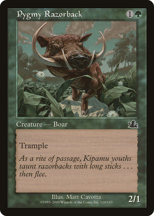 Pygmy Razorback (PCY-120) (Foil)