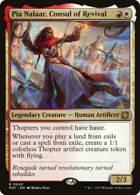 Pia Nalaar, Consul of Revival (MAT-042) (Foil)