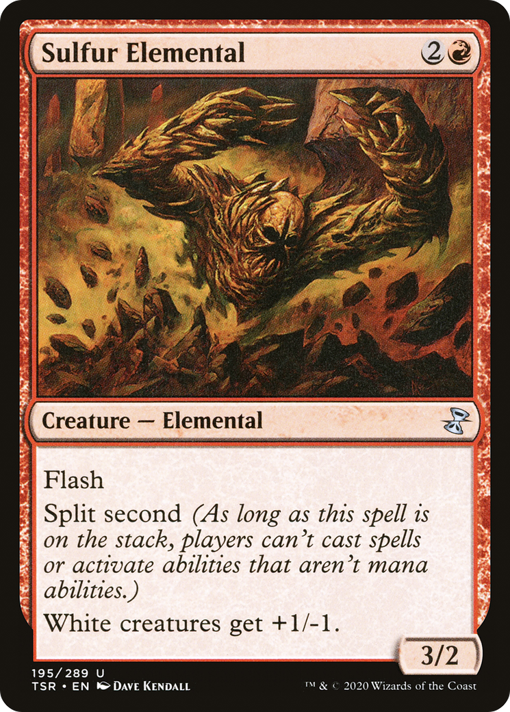 Sulfur Elemental (TSR-195) (Foil)