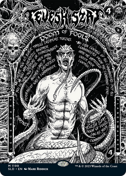Tevesh Szat, Doom of Fools (SLD-1199) (Full Art) (Borderless) (Foil)