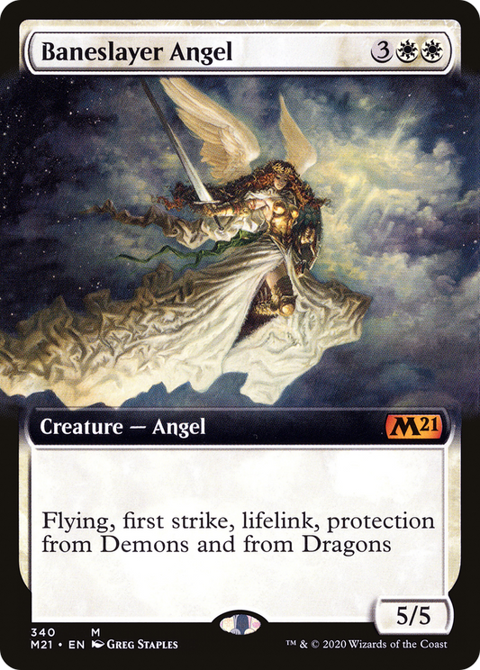 Baneslayer Angel (M21-340) (Extended Art) (Foil)