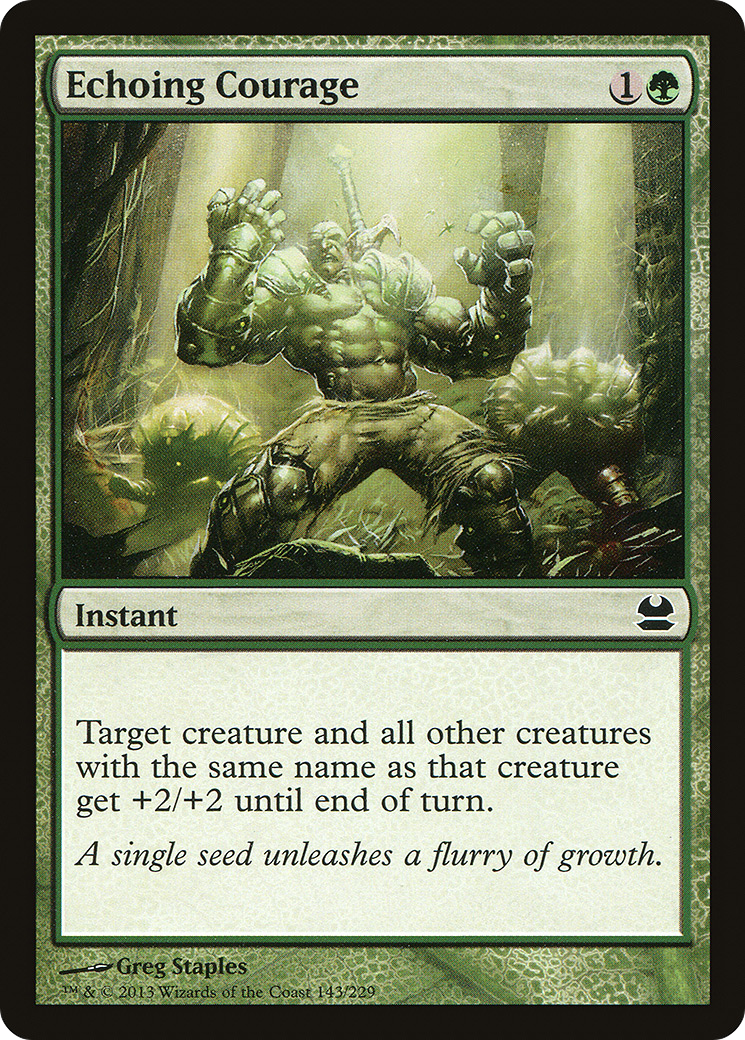 Echoing Courage (MMA-143) (Foil)