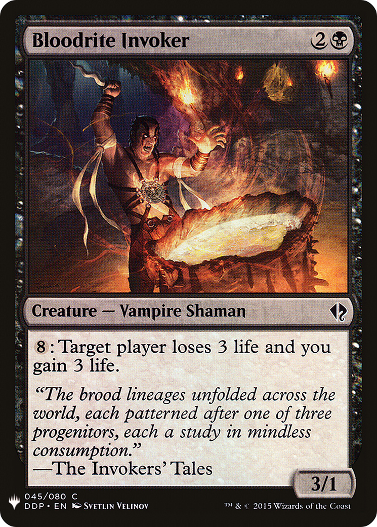 Bloodrite Invoker (LIST-DDP-45)