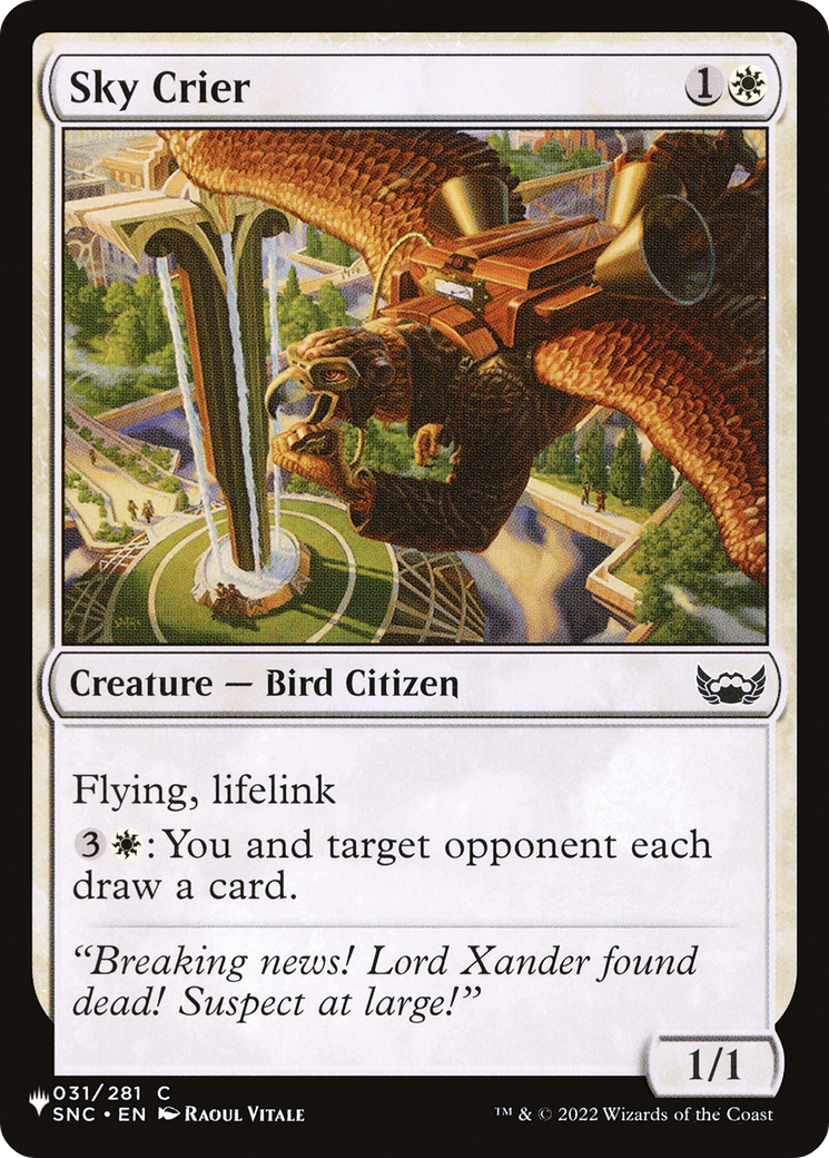 Sky Crier (LIST-SNC-31)