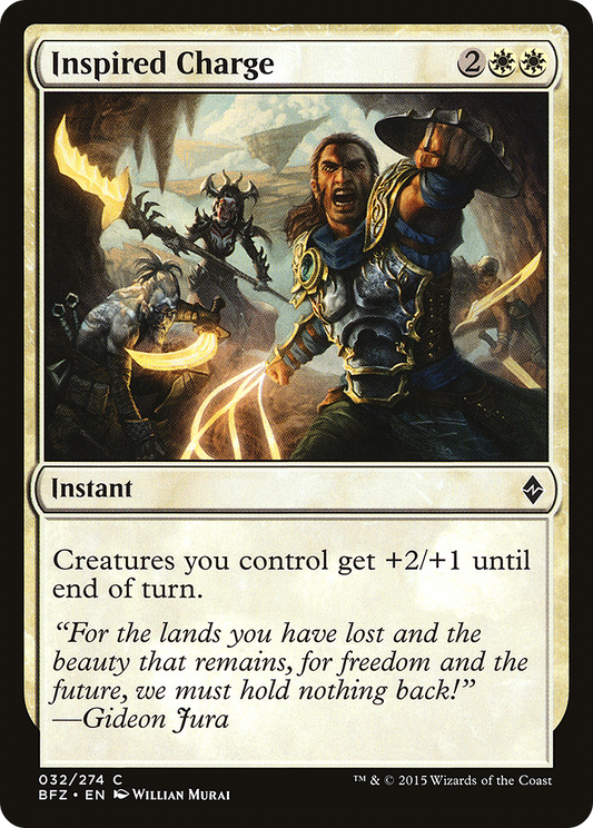 Inspired Charge (BFZ-032) (Foil)
