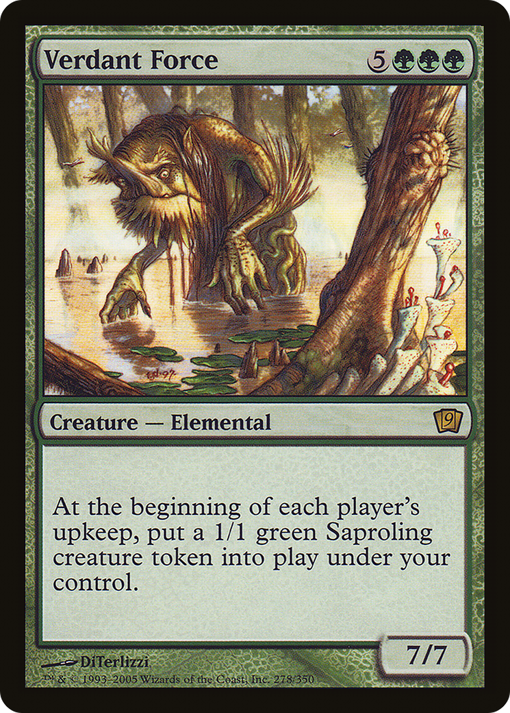 Verdant Force (9ED-278★) (Foil)