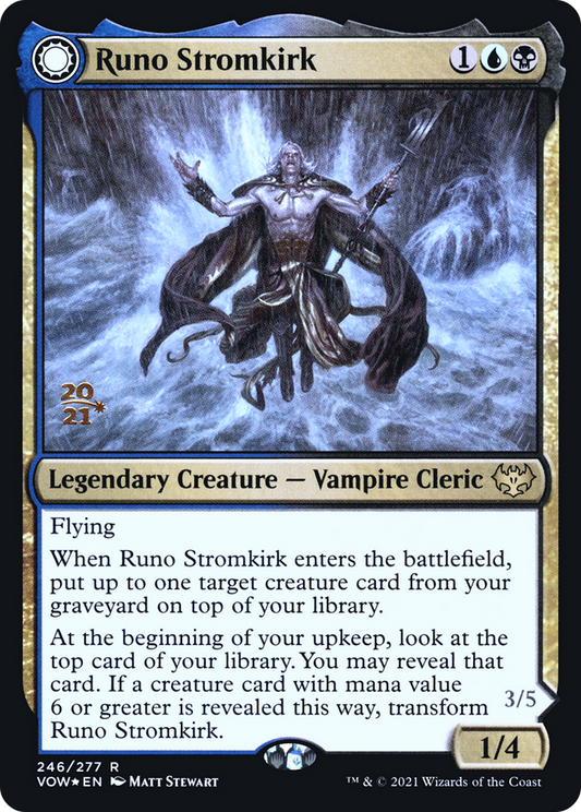 Runo Stromkirk // Krothuss, Lord of the Deep (PRE-246S) (Foil)