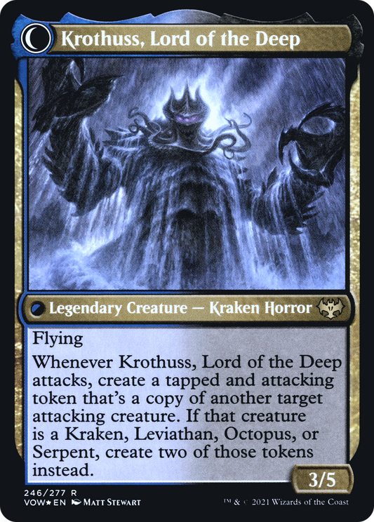 Runo Stromkirk // Krothuss, Lord of the Deep (PRE-246S) (Foil)
