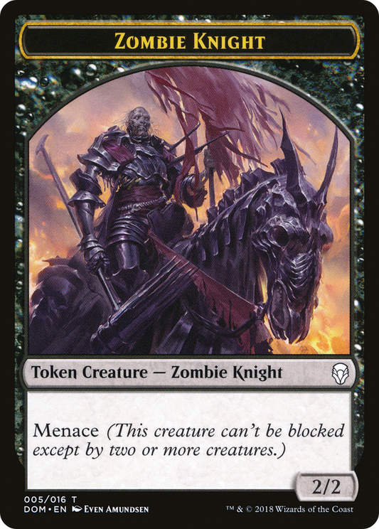 Zombie Knight Token (DOM-005)