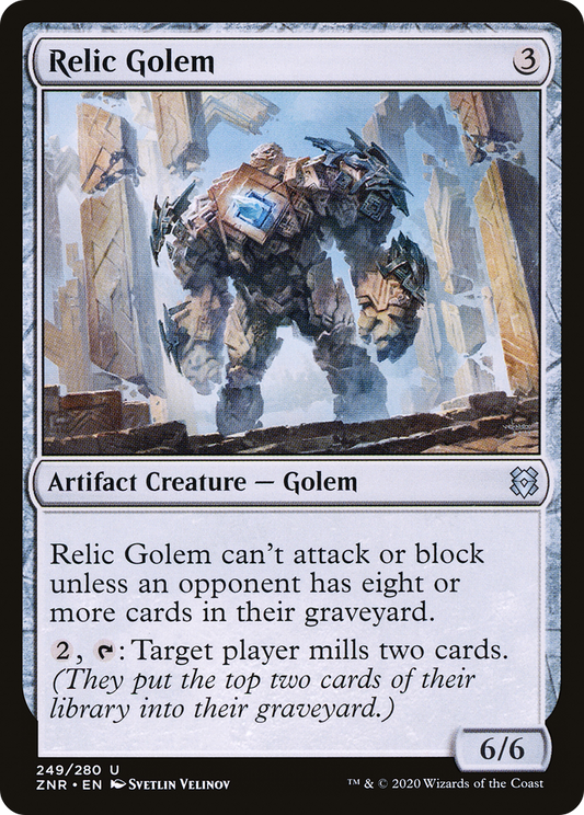 Relic Golem (ZNR-249) (Foil)