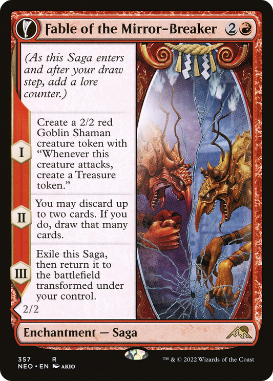 Fable of the Mirror-Breaker // Reflection of Kiki-Jiki (NEO-357) (Showcase) (Foil)