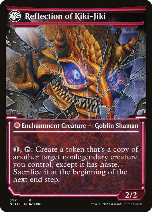 Fable of the Mirror-Breaker // Reflection of Kiki-Jiki (NEO-357) (Showcase) (Foil)