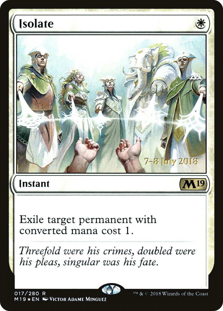 Isolate (PRE-17S) (Foil)