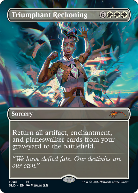 Triumphant Reckoning (SLD-1005) (Borderless) (Foil)