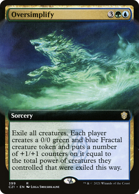 Oversimplify (C21-399) (Extended Art)