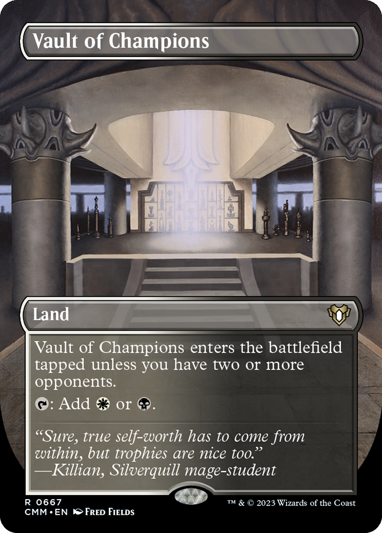 Vault of Champions (CMM-667) (Borderless) (Foil)