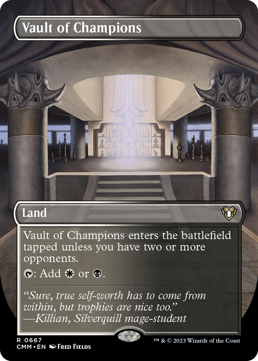 Vault of Champions (CMM-667) (Borderless) (Foil)
