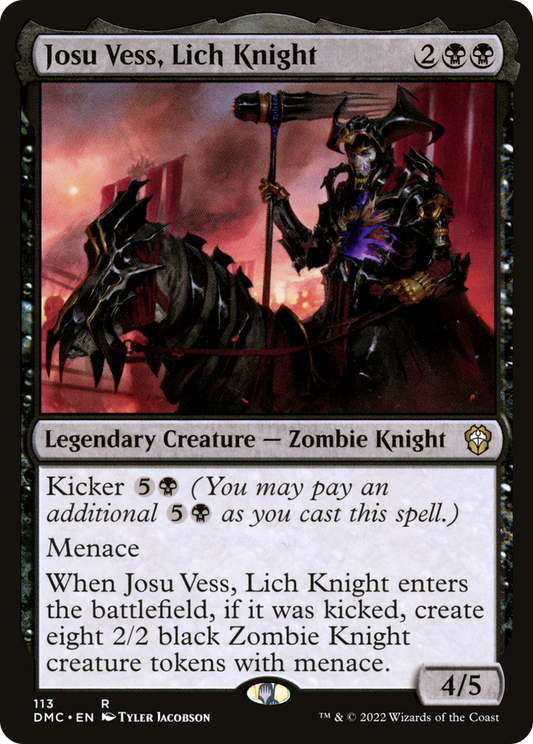 Josu Vess, Lich Knight (DMC-113)