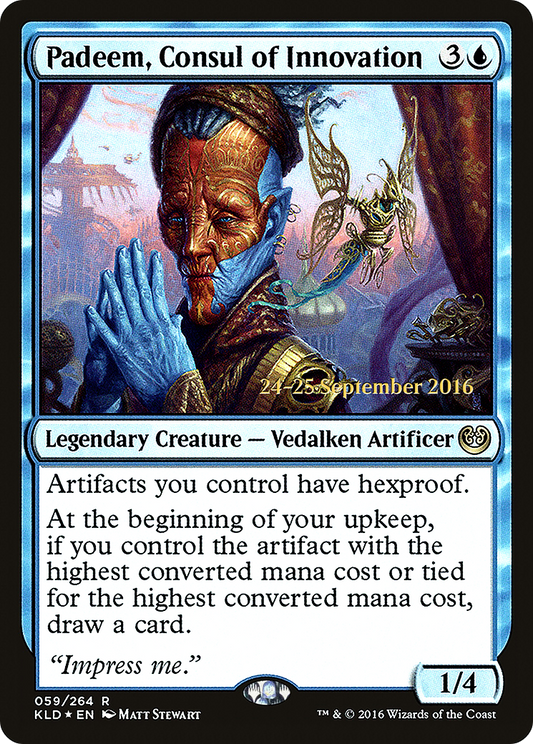 Padeem, Consul of Innovation (PRE-59S) (Foil)