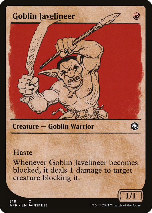 Goblin Javelineer (AFR-318) (Showcase)