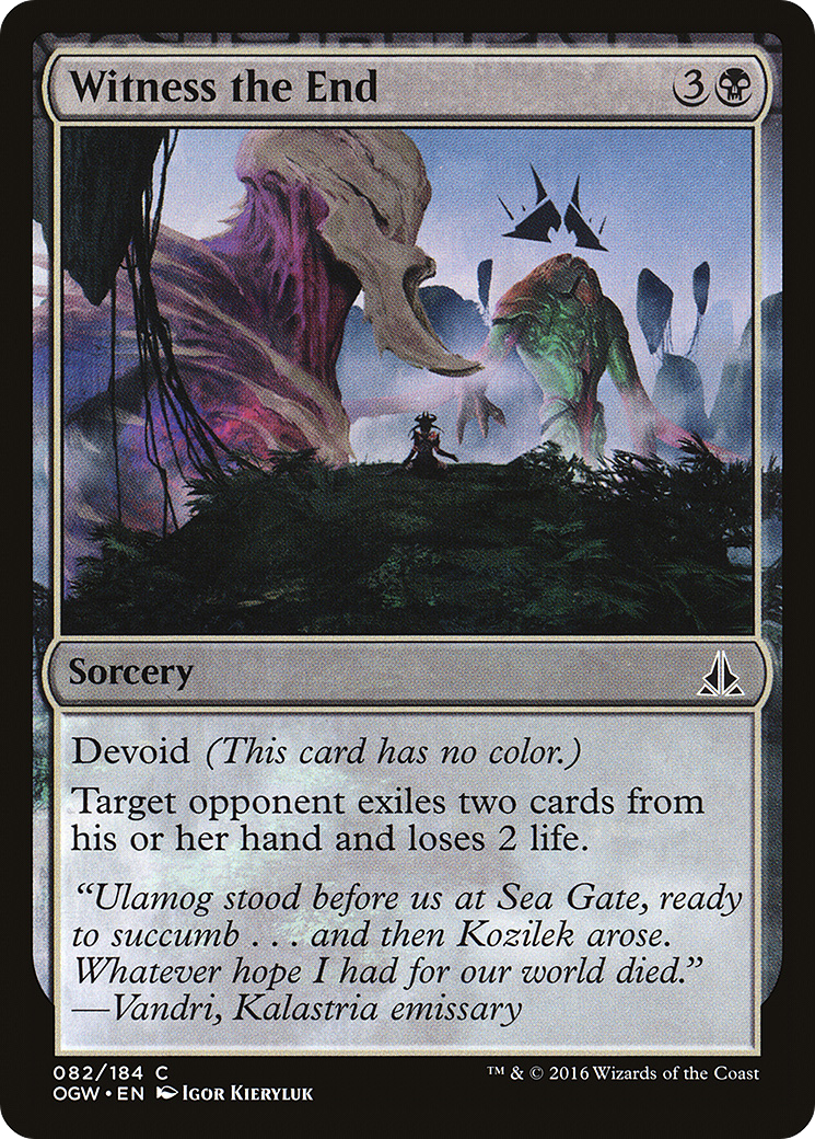 Witness the End (OGW-082) (Foil)