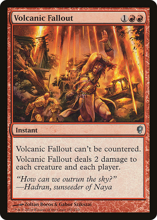 Volcanic Fallout (CNS-157) (Foil)