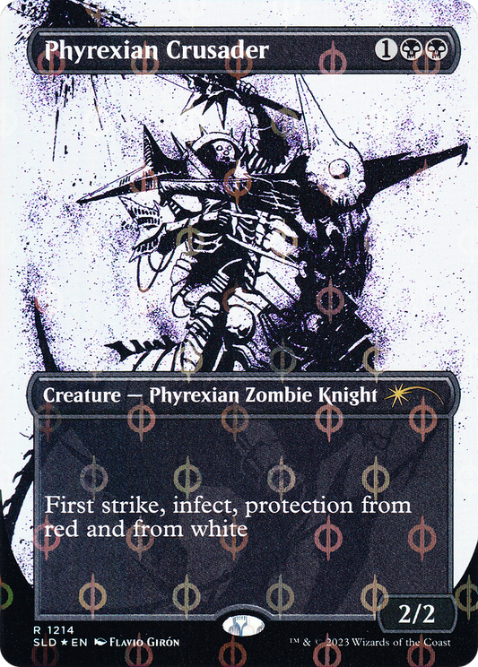 Phyrexian Crusader (SLD-1214) (Borderless) (Compleat Foil)