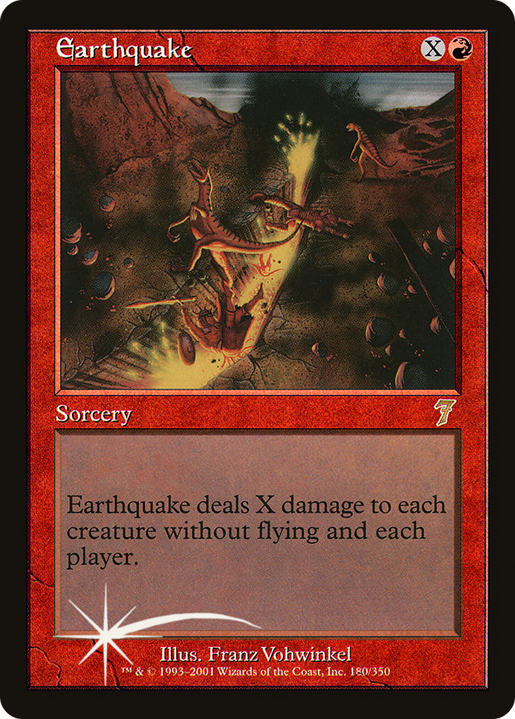 Earthquake (7ED-180★) (Foil)