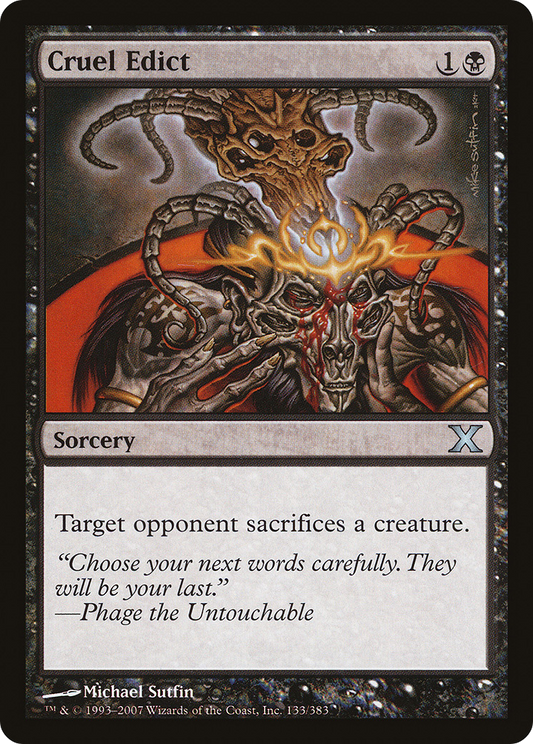 Cruel Edict (10E-133)