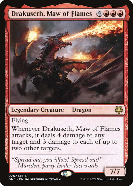 Drakuseth, Maw of Flames (GN3-076)