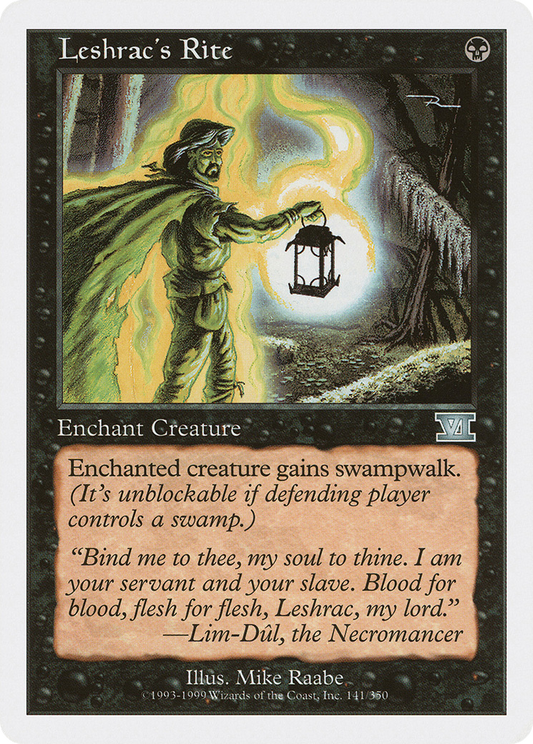 Leshrac's Rite (6ED-141)