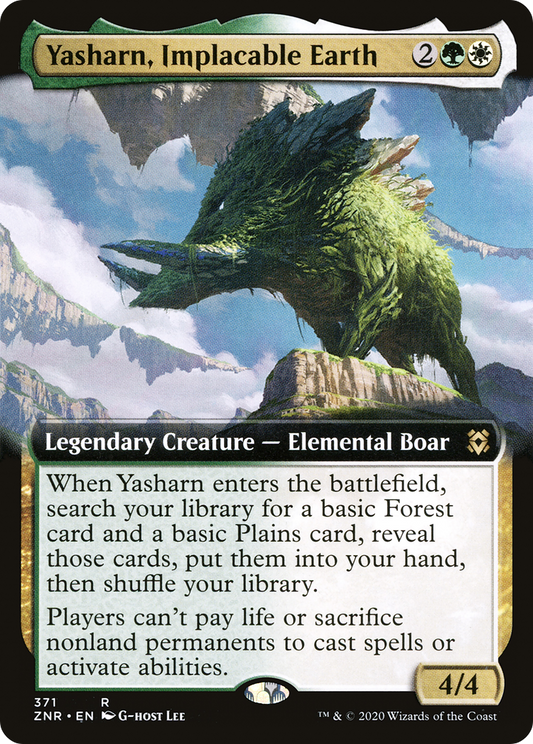 Yasharn, Implacable Earth (ZNR-371) (Extended Art)