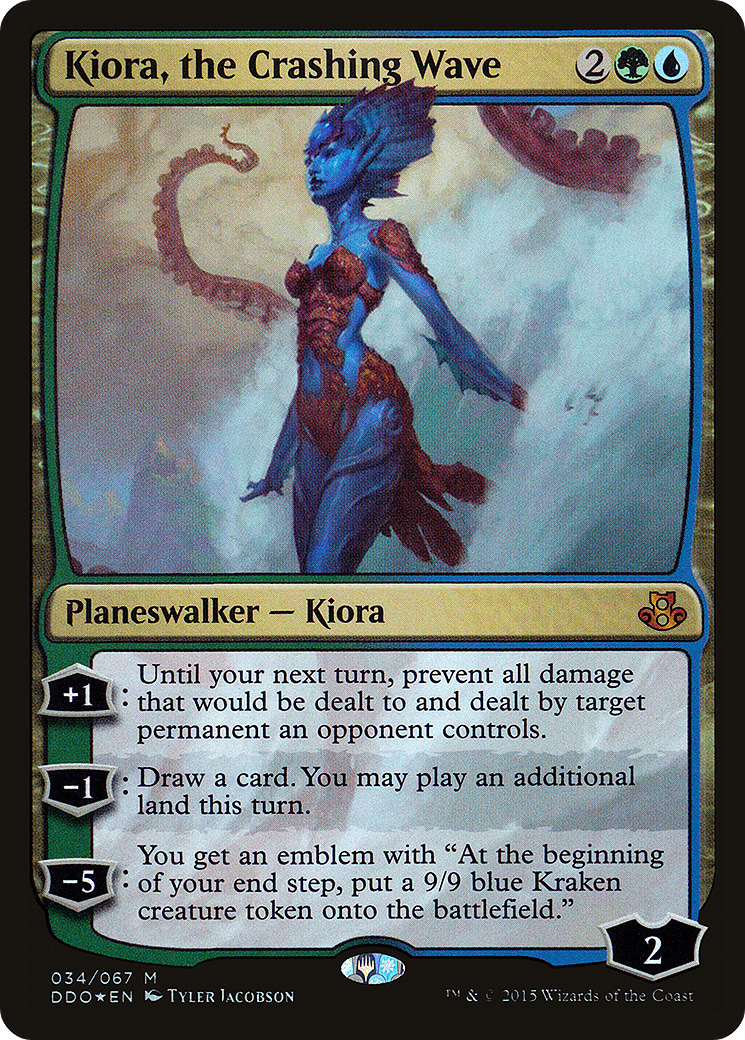 Kiora, the Crashing Wave (DDO-034) (Foil)