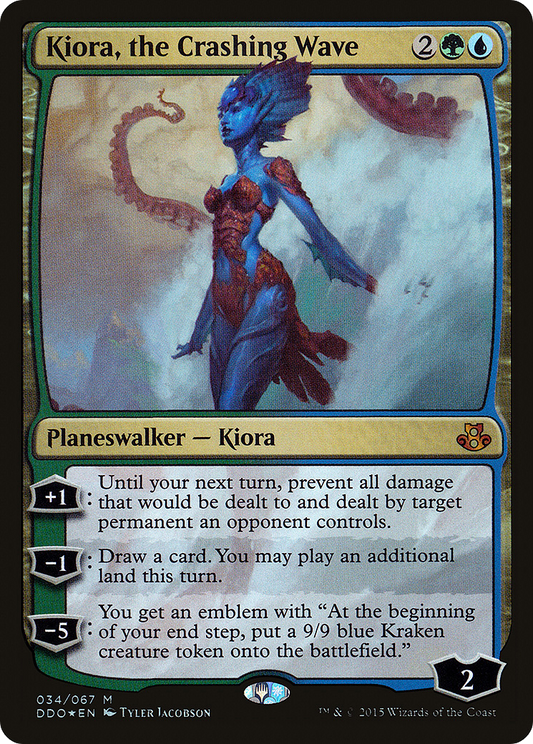 Kiora, the Crashing Wave (DDO-034) (Foil)