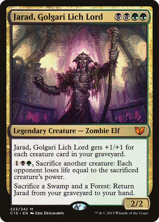 Jarad, Golgari Lich Lord (C15-223)