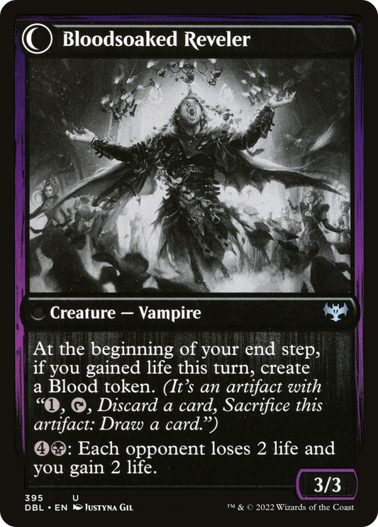 Restless Bloodseeker // Bloodsoaked Reveler (DBL-395) (Foil)