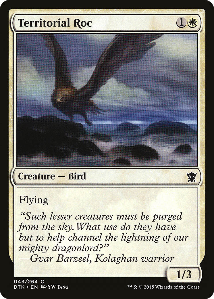 Territorial Roc (DTK-043) (Foil)