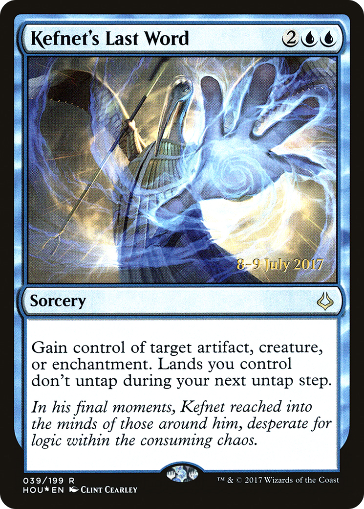 Kefnet's Last Word (PRE-39S) (Foil)
